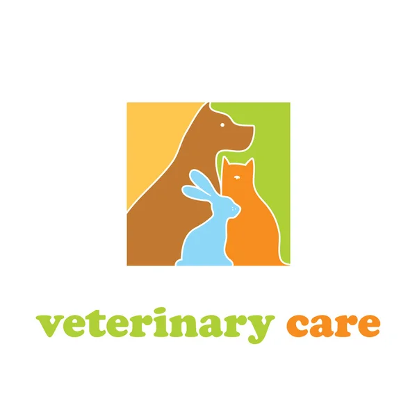 Assistenza veterinaria — Vettoriale Stock