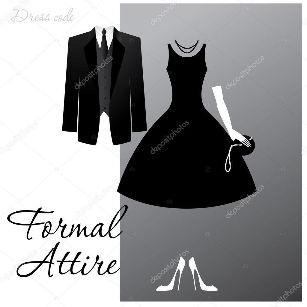 Formal-attire — Stock Vector © antoshkaforever #5775859