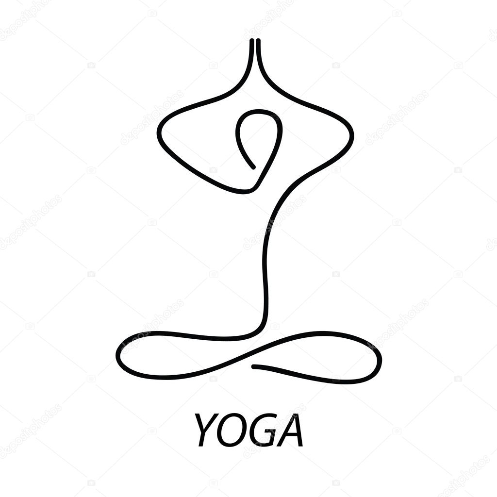 Yoga - sinal . imagem vetorial de antoshkaforever© 5775937
