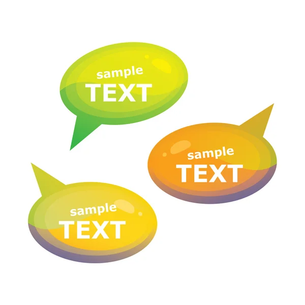 Set-sample-text — Stock Vector