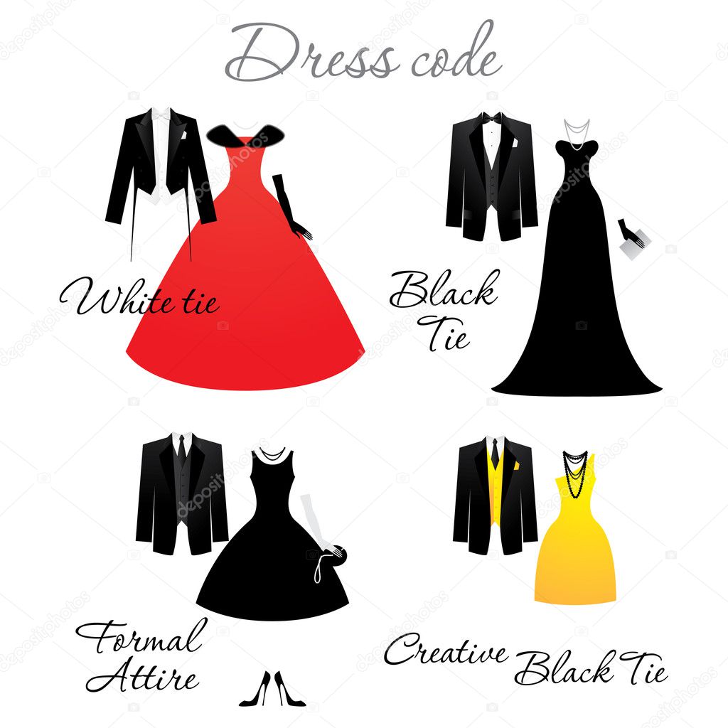 Dress code Stock Vector By antoshkaforever 5993678