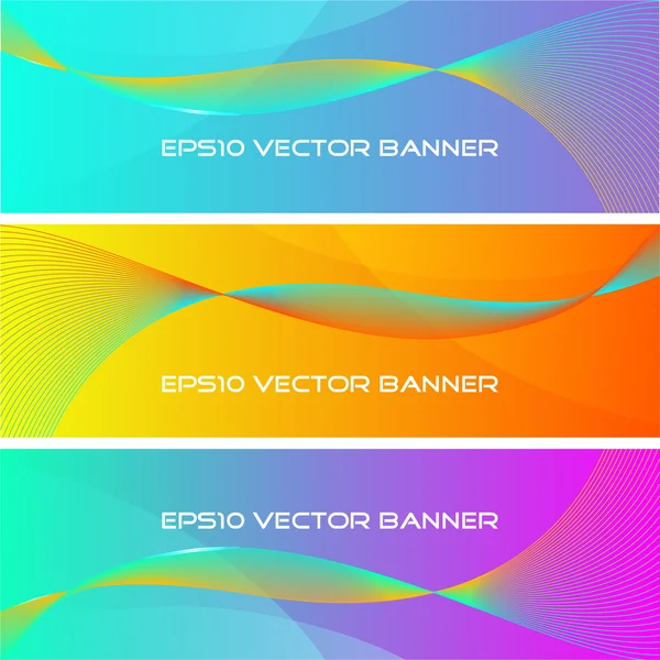 Eps10-Vektor-Banner — Stockvektor
