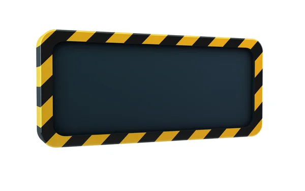 Blank industrial plate — Stock Photo, Image
