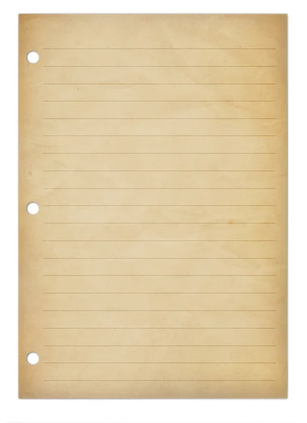 Stare strony notatnik — Zdjęcie stockowe