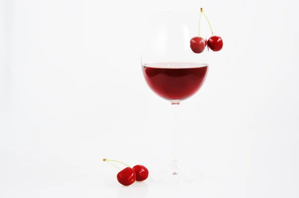 Wino wiśniowe — Zdjęcie stockowe
