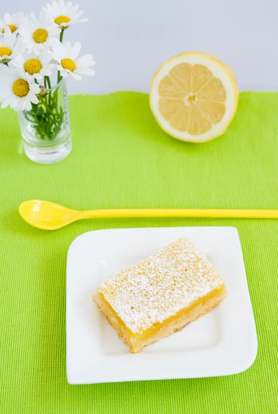 Лимонный пирог — стоковое фото