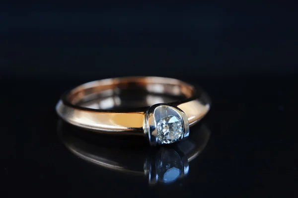 Anel de diamante — Fotografia de Stock
