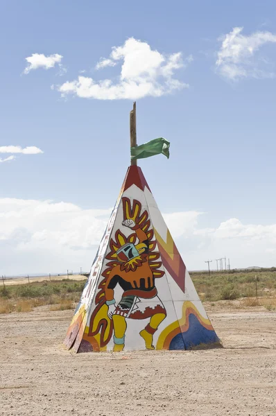 美洲原住民的帐篷或帐篷 — 图库照片