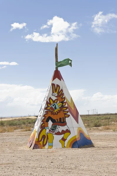 Indiaanse tipi of Tipi — Stockfoto