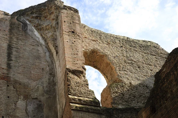 Hole in the wall, Baths of Caracalla — Stock Photo, Image