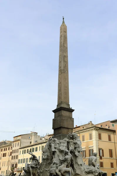 Obelisk v Římě — Stock fotografie