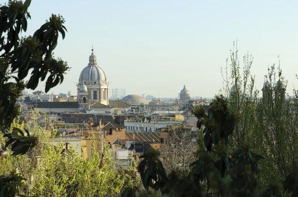 Uitzicht over rome vanaf de pincio heuvel — Stockfoto