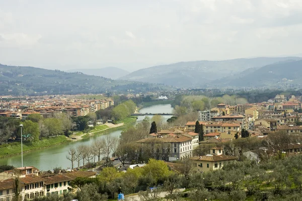 Florenz Stadtbild malerische Aussicht — Stockfoto