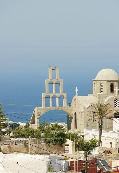 Grieks-orthodoxe kerk van fira — Stockfoto