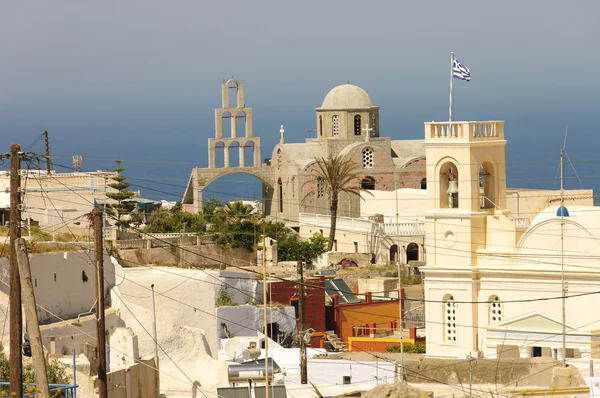 Greek Orthodox church of Fira — Stock Photo, Image