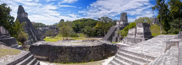 Tikal panorámás — Stock Fotó
