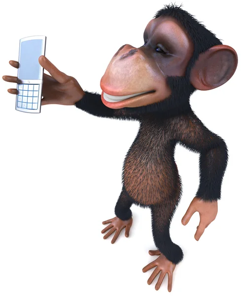 Huvittava apina — kuvapankkivalokuva