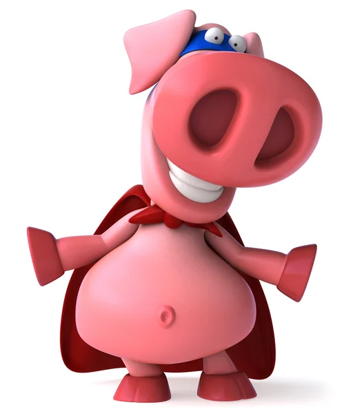Super pig — Stock Photo, Image