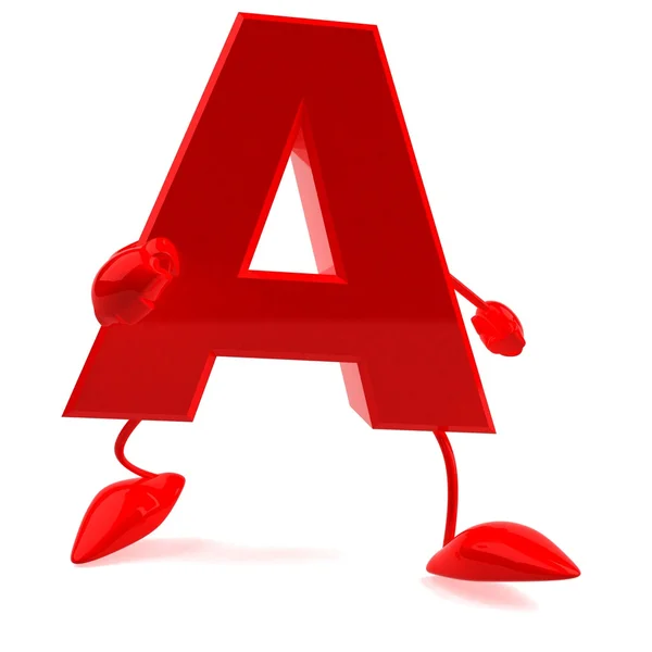 Alfabet, abc 3d illustratie — Stockfoto