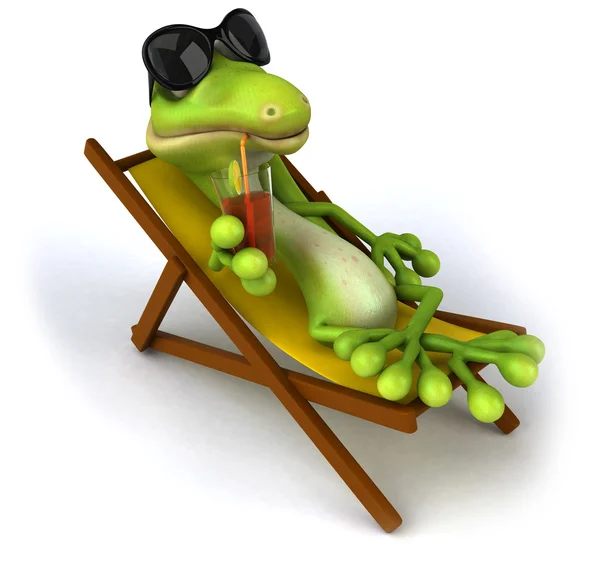 Zen lizard — Stock Photo, Image
