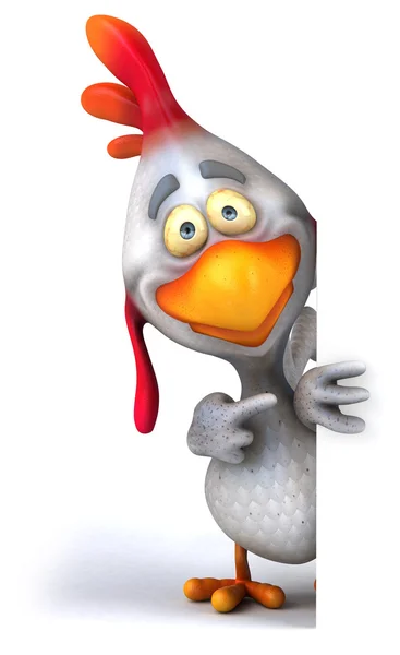 Zabawa kurczaka — Zdjęcie stockowe