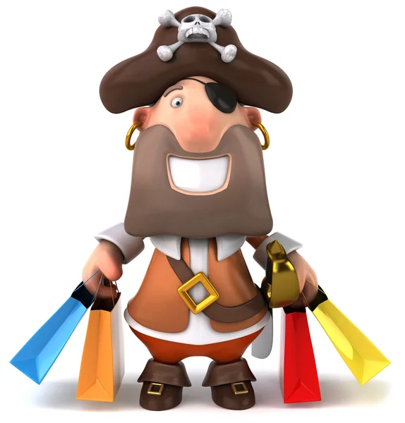 Pirate winkelen — Stockfoto