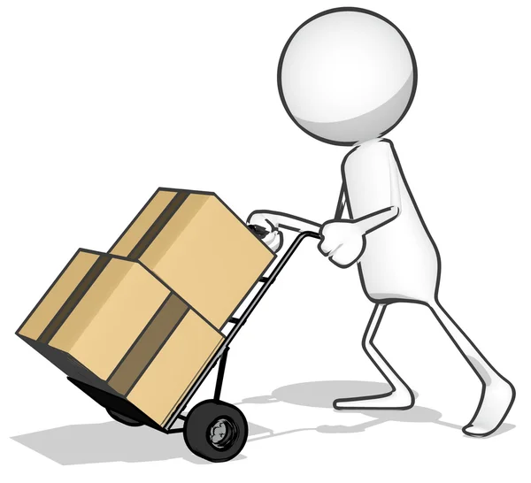 Man moving — Stock Photo, Image