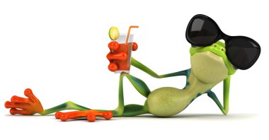 Cool frog clipart