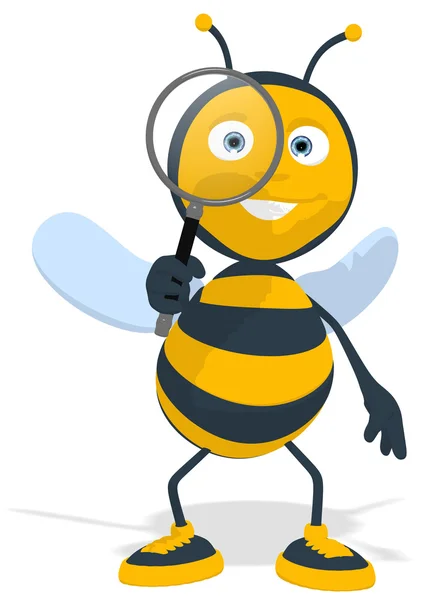 Весело Бджола пошуку — стокове фото