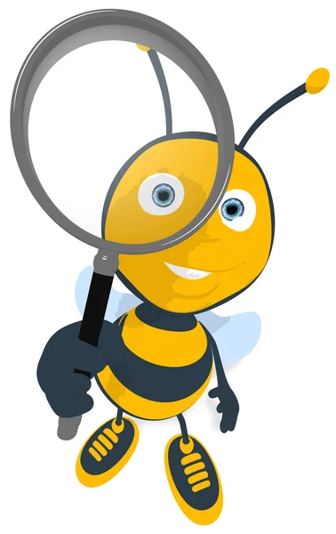 Zabawa, Pszczoła wyszukiwanie — Zdjęcie stockowe