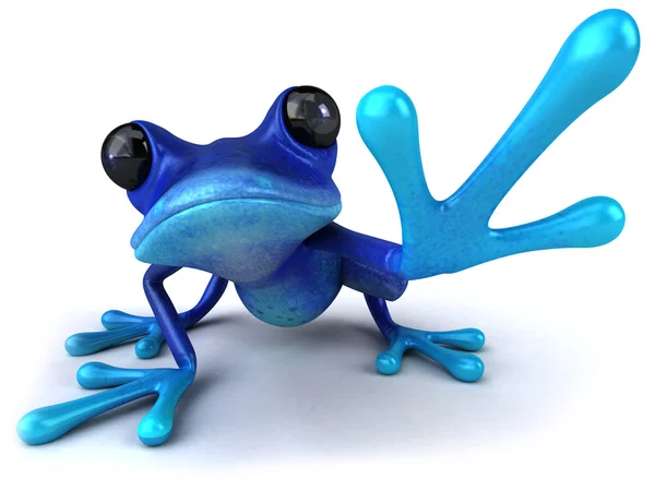 Żaba niebieska — Zdjęcie stockowe