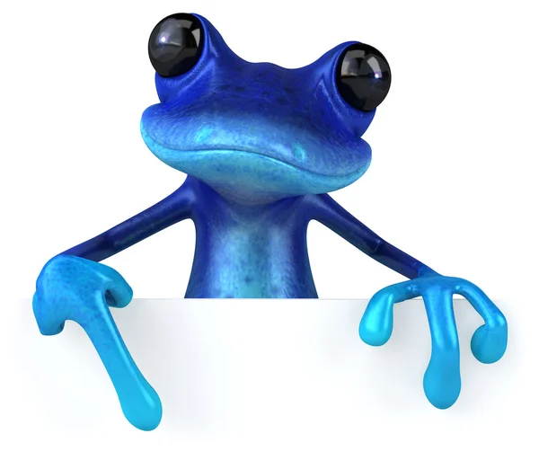 Голубая лягушка — стоковое фото