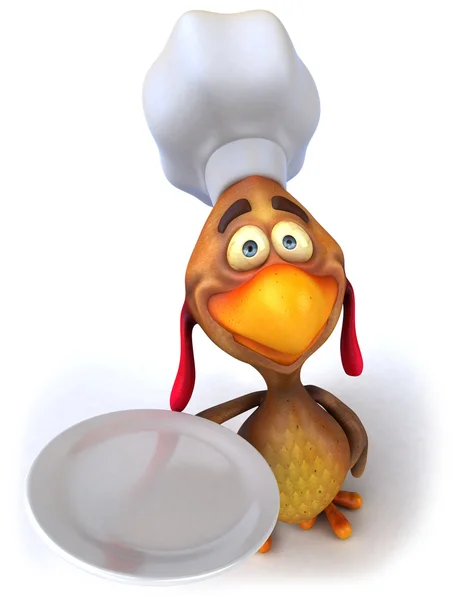 Kul kyckling kock — Stockfoto