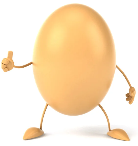 Huevo gracioso — Foto de Stock