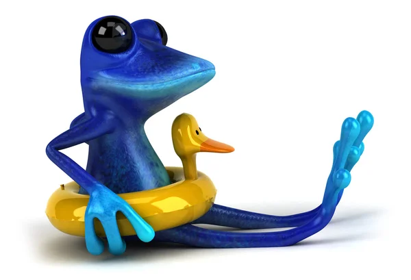 Blue frog — Stock Photo, Image