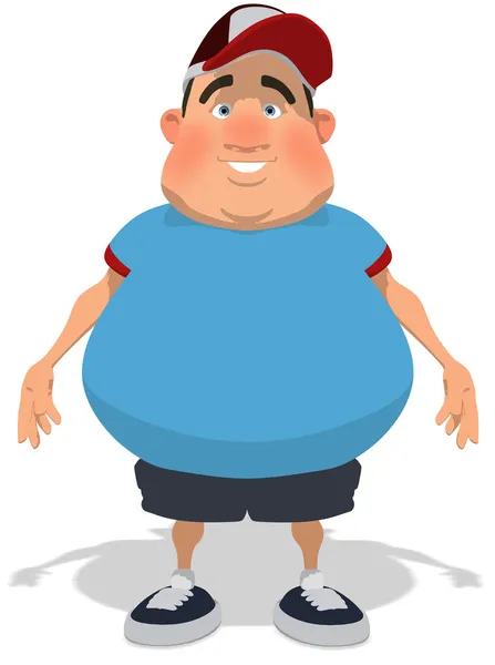 脂肪質の子供 — ストック写真