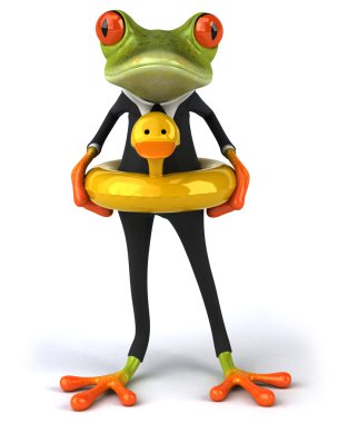 Fun frog clipart