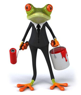 Frog Illustration clipart