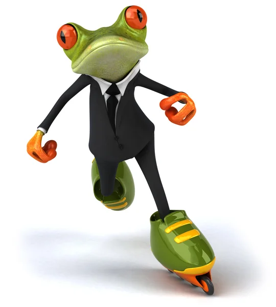 Biznesmen żaba — Zdjęcie stockowe