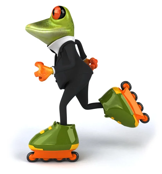 Biznesmen żaba — Zdjęcie stockowe