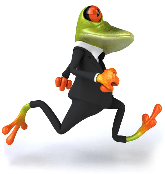 Бізнесмен жаба — стокове фото