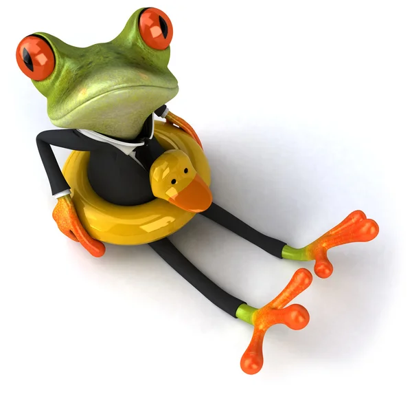 Cooll business frog — Stock Photo, Image