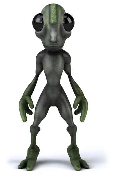 Verde alienígena — Fotografia de Stock