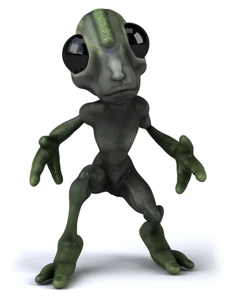 Verde alienígena — Fotografia de Stock