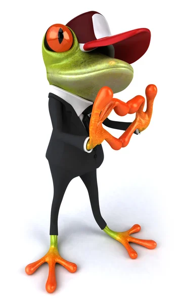 青蛙的商人 — 图库照片