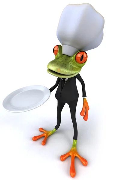 青蛙厨师 — 图库照片