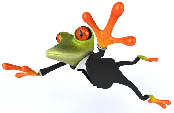 Бізнес жаба — стокове фото