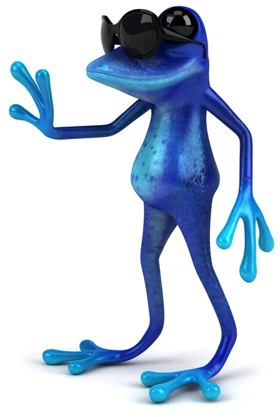 Blauer Frosch — Stockfoto
