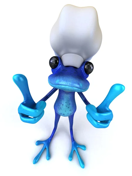 Blauer Frosch — Stockfoto