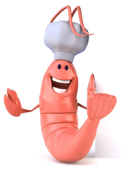 Shrimp chef — Stock Photo, Image